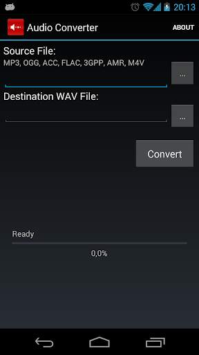 Audio Converter screenshot 1