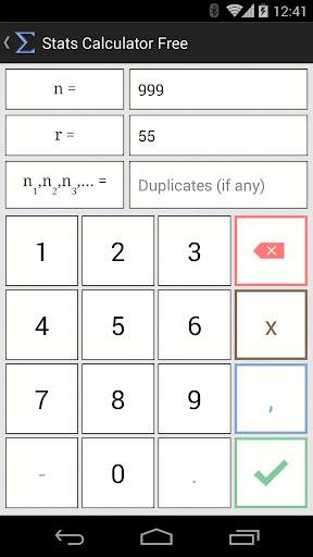 Stats Calculator Free screenshot 7