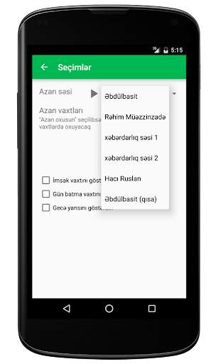 Namaz vaxtı screenshot 5
