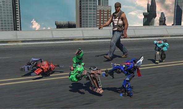 Mini Police War Robot स्क्रीनशॉट 5