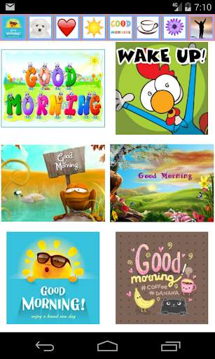Good Morning Card, GIF, Video (800K  Installs) screenshot 1