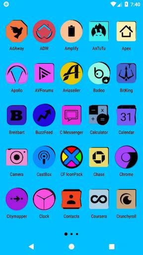 Colorful Flat Icon Pack screenshot 2