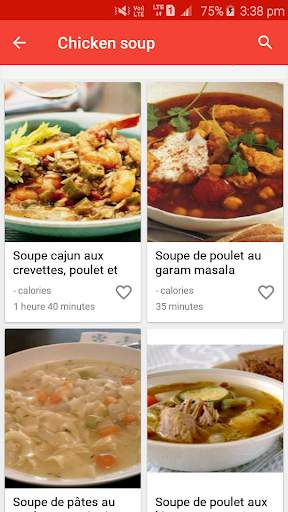 Recettes de soupe screenshot 2