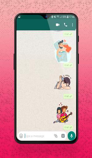Romantic Stickers for Whatsapp 2021-WAStickerApps‎ screenshot 5