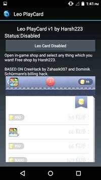 Leo PlayCard screenshot 1