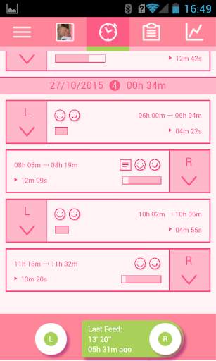 Breastfeed App screenshot 1