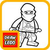 Draw LEGO Ninjago Guide logo