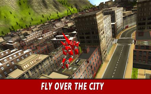 Flying Robot Simulator 3D screenshot 4