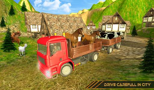 Offroad Animal Transport Truck Driver 3D screenshot 7