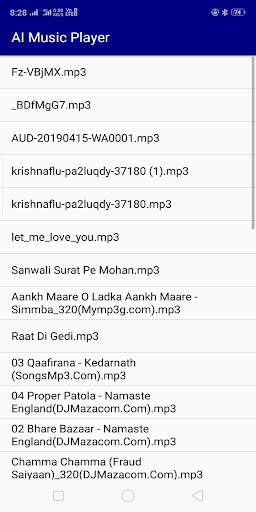 Smart Player - The music player at your voice . screenshot 1