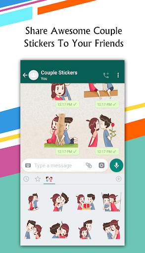 Love Couple Stickers for WhatsApp - WAStickerApps screenshot 8