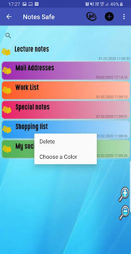 Notes Safe screenshot 2