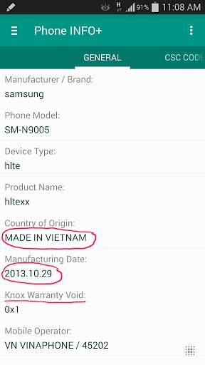 Phone INFO ★SAM★ screenshot 1