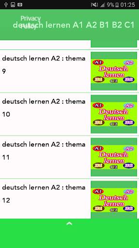 Deutsch Lernen A1- A2- B1- B2- C1 screenshot 3