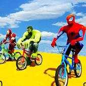 Superhero BMX Stunts Racing: Top Racing Games 1.0