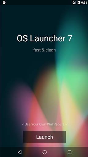 Launcher 7 screenshot 1