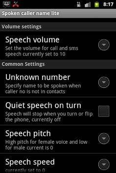 Talking Caller ID Free screenshot 2