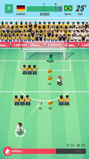 Tiny Striker: Flick Kick Soccer screenshot 1