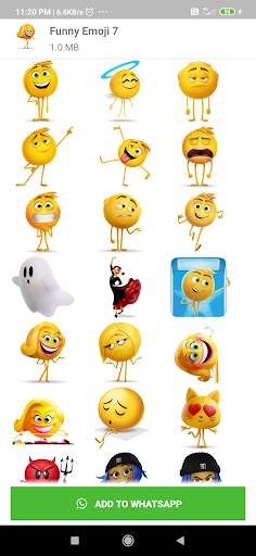 WAStickerApps 🔥 New Funny Emoji 3D Stickers screenshot 6