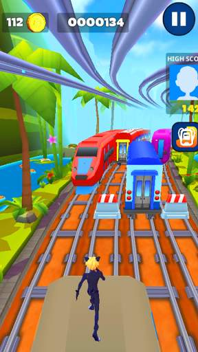 Subway Lady City Run Dash screenshot 4