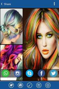 Hair Color Changer Effect 6 تصوير الشاشة