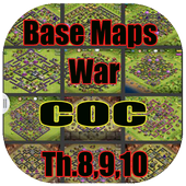 Base Map War COC Th.8,9,10 icon