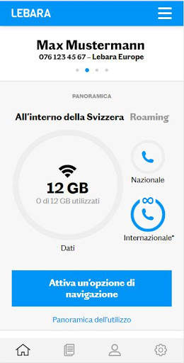 Lebara Svizzera App screenshot 1