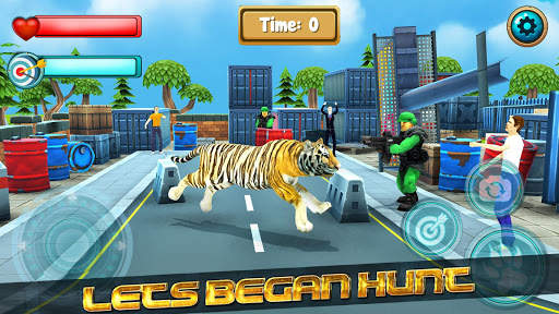 Wild Tiger Simulator: 3D Jurasic Park Adventure screenshot 1