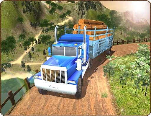 Truck Simulator Offroad Trailer Driver Uphill 2018 screenshot 11