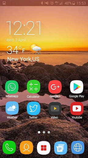 launcher Theme For Galaxy A20s screenshot 2