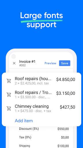 Invoice Maker 2 by Saldo Apps screenshot 4