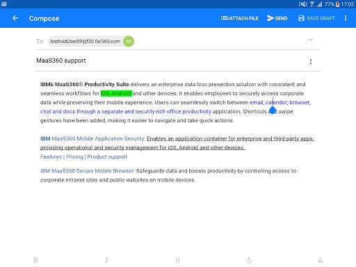 MaaS360 Mail screenshot 19