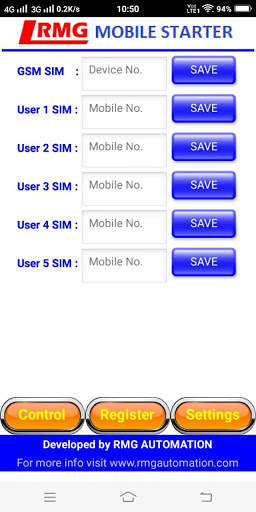 RMG MOBILE MOTOR STARTER screenshot 2