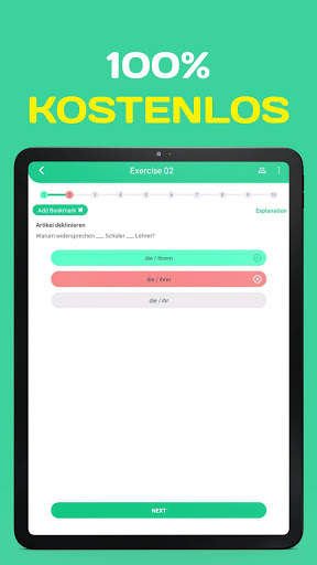 Deutsch Lernen A1-A2-B1-B2 Gratis Grammatik Übung screenshot 12