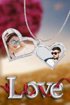 Romantic Love Locket Photo Frame screenshot 1