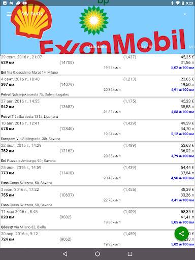 MyFuelLog2 скриншот 12