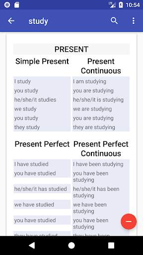 English Verbs screenshot 5