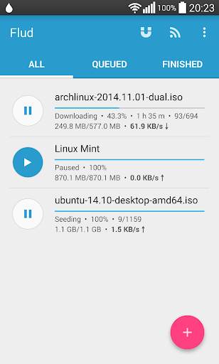 Flud (Ad free) screenshot 1