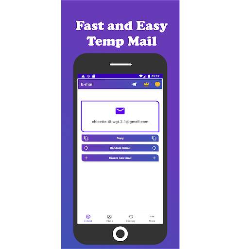 Temp Mail Premium screenshot 1