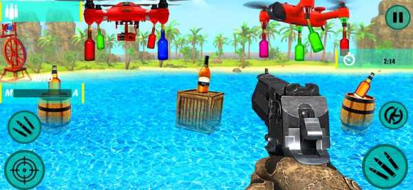 Flip Bottle Shooting Games 3 تصوير الشاشة