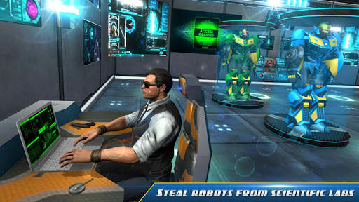 Robot furtif transformant des jeux de voiture screenshot 11
