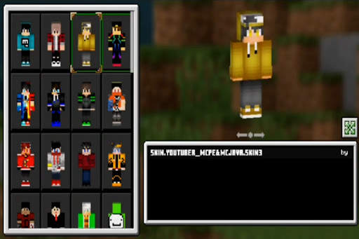 Youtuber Custom Mod Skin MCPE screenshot 5