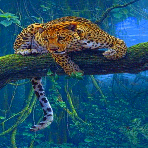 ikon Jungle Leopard Live Wallpaper