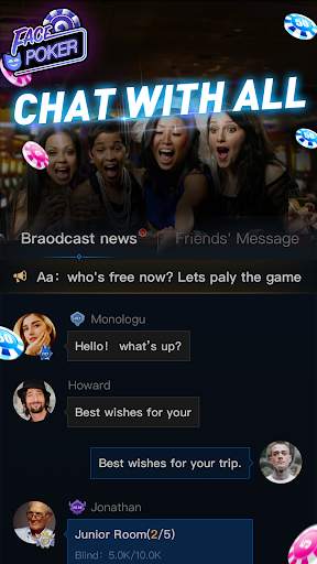 Face Poker - Live Video Poker 3 تصوير الشاشة