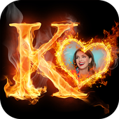 Fire Text Photo Frame иконка
