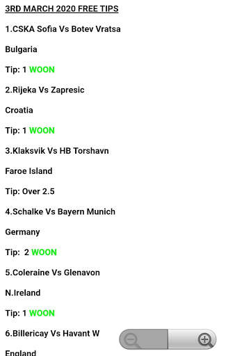 20  Daily Betting Odds screenshot 3