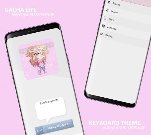 Anime Keyboard Theme Gacha Life स्क्रीनशॉट 1