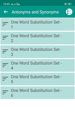 Antonyms and synonyms in Hindi and English meaning screenshot 1