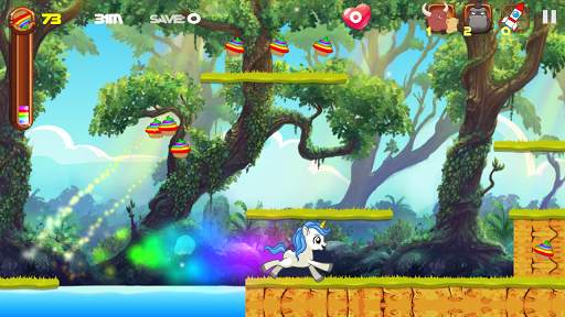 Unicorn Dash 2: Jungle Castle Run Adventure screenshot 2