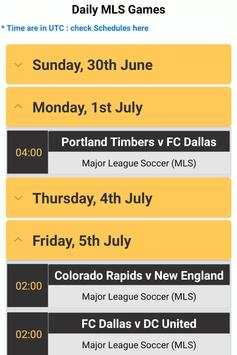 MLS Games Live on TV screenshot 7